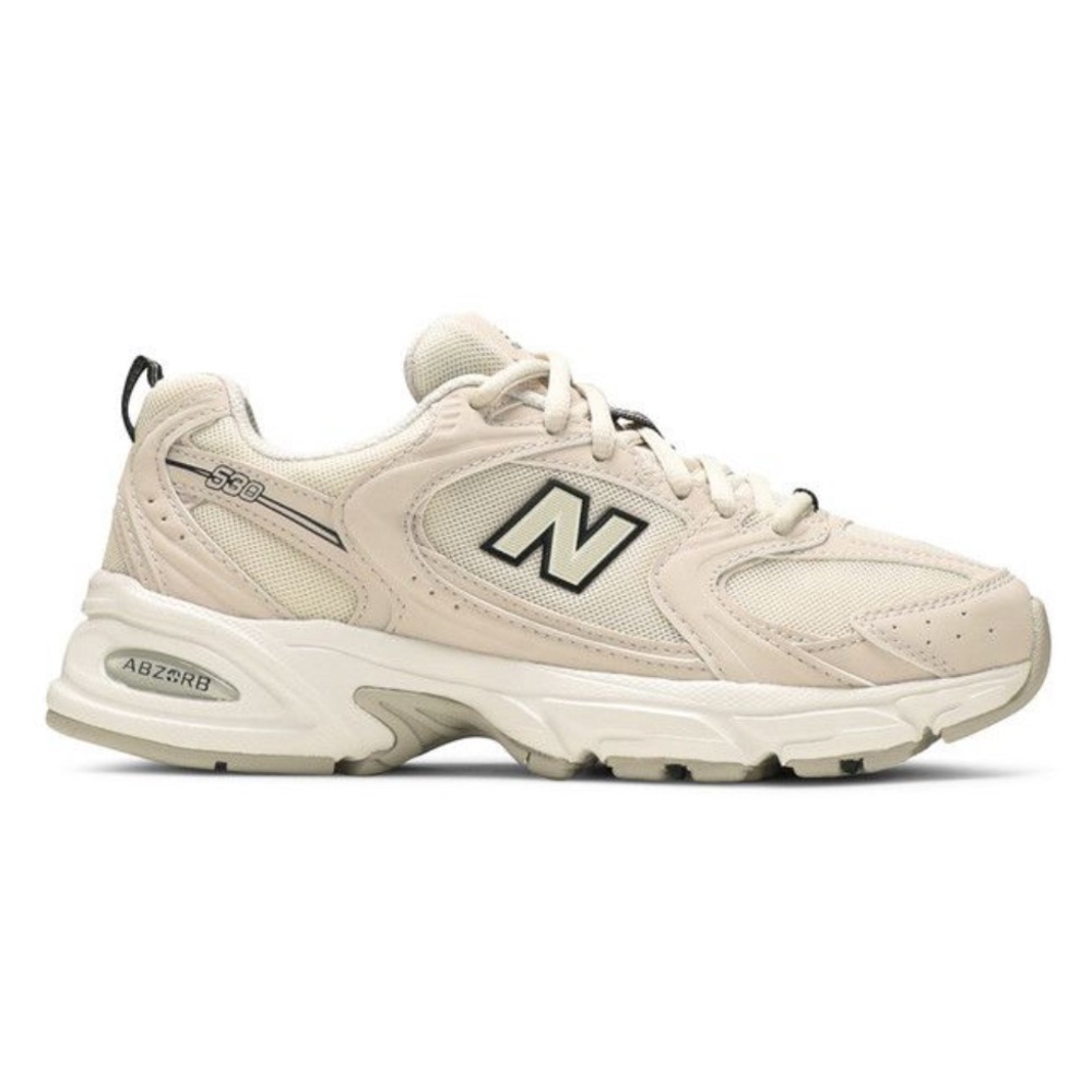 New Balance Cream Athletic Shoes